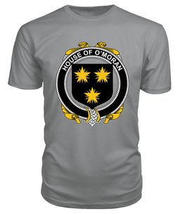 ScotsTee O'MORAN Coat Of Arms Family Crest House Of Ireland T Shirt