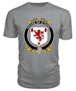 ScotsTee O'SHIEL Coat Of Arms Family Crest House Of Ireland T Shirt