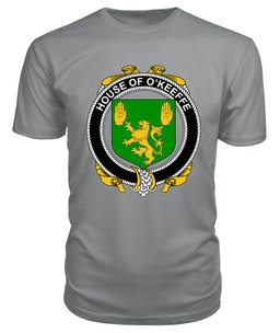 ScotsTee O'KEEFFE Coat Of Arms Family Crest House Of Ireland T Shirt