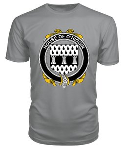 ScotsTee O'HIGGIN Coat Of Arms Family Crest House Of Ireland T Shirt