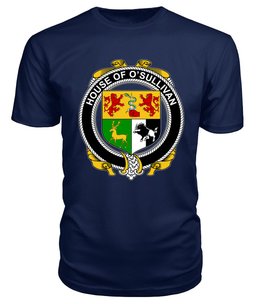 ScotsTee O'SULLIVAN Coat Of Arms Family Crest House Of Ireland T Shirt