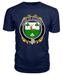 ScotsTee O'CONNELL Coat Of Arms Family Crest House Of Ireland T Shirt