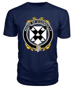 ScotsTee O'CONNOLLY Coat Of Arms Family Crest House Of Ireland T Shirt