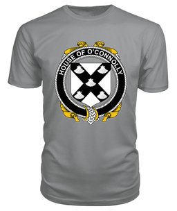 ScotsTee O'CONNOLLY Coat Of Arms Family Crest House Of Ireland T Shirt