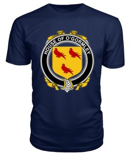 ScotsTee O'GORMLEY Coat Of Arms Family Crest House Of Ireland T Shirt