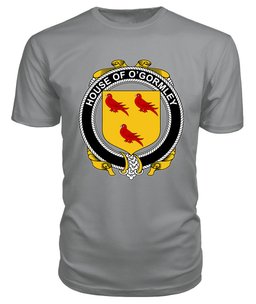 ScotsTee O'GORMLEY Coat Of Arms Family Crest House Of Ireland T Shirt