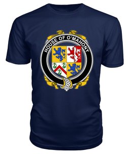 ScotsTee O'MAHONY Coat Of Arms Family Crest House Of Ireland T Shirt