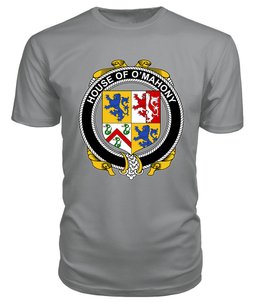 ScotsTee O'MAHONY Coat Of Arms Family Crest House Of Ireland T Shirt