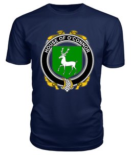 ScotsTee O'CONNOR (Corcomroe) Coat Of Arms Family Crest House Of Ireland T Shirt