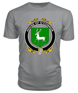 ScotsTee O'CONNOR (Corcomroe) Coat Of Arms Family Crest House Of Ireland T Shirt