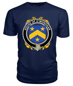 ScotsTee O'MONOHAN Coat Of Arms Family Crest House Of Ireland T Shirt