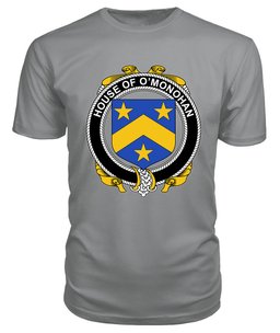ScotsTee O'MONOHAN Coat Of Arms Family Crest House Of Ireland T Shirt