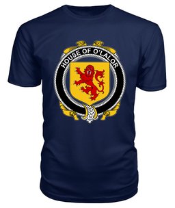 ScotsTee O'LALOR Coat Of Arms Family Crest House Of Ireland T Shirt
