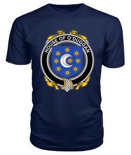 ScotsTee O'DUGGAN Coat Of Arms Family Crest House Of Ireland T Shirt