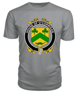 ScotsTee O'CORRIGAN Coat Of Arms Family Crest House Of Ireland T Shirt