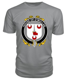 ScotsTee O'MULLAN Coat Of Arms Family Crest House Of Ireland T Shirt