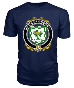 ScotsTee O'MOONEY Coat Of Arms Family Crest House Of Ireland T Shirt