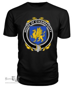 ScotsTee O'HANRAGHTY Coat Of Arms Family Crest House Of Ireland T Shirt