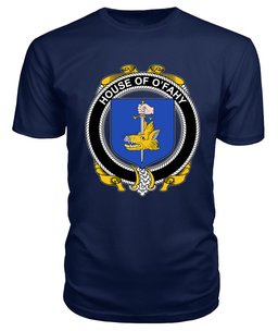 ScotsTee O'FAHY Coat Of Arms Family Crest House Of Ireland T Shirt