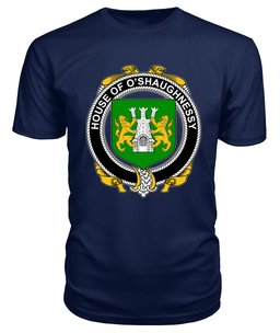 ScotsTee O'SHAUGNESSY Coat Of Arms Family Crest House Of Ireland T Shirt