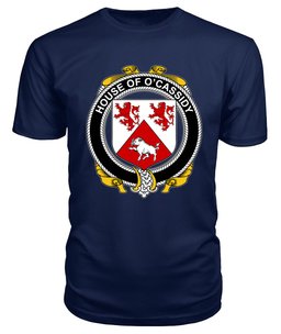 ScotsTee O'CASSIDY Coat Of Arms Family Crest House Of Ireland T Shirt