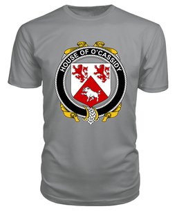 ScotsTee O'CASSIDY Coat Of Arms Family Crest House Of Ireland T Shirt