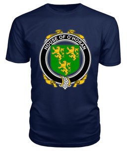ScotsTee O'HORAN Coat Of Arms Family Crest House Of Ireland T Shirt
