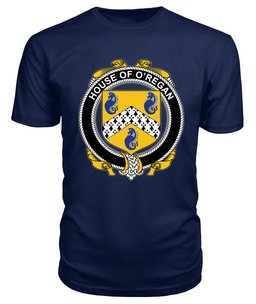 ScotsTee O'REGAN Coat Of Arms Family Crest House Of Ireland T Shirt
