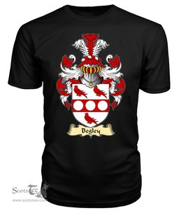 ScotsTee Bagley or Begley Coat Of Arms Family Crest Ireland V23 T Shirt