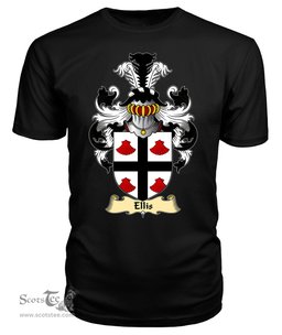 ScotsTee Ellis Coat Of Arms Family Crest Ireland V23 T Shirt