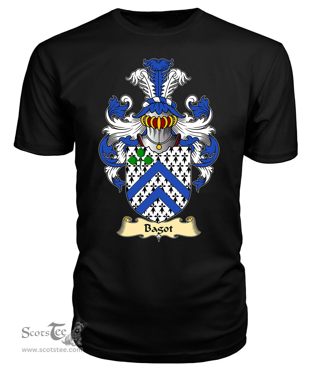 ScotsTee Bagot Coat Of Arms Family Crest Ireland V23 T Shirt