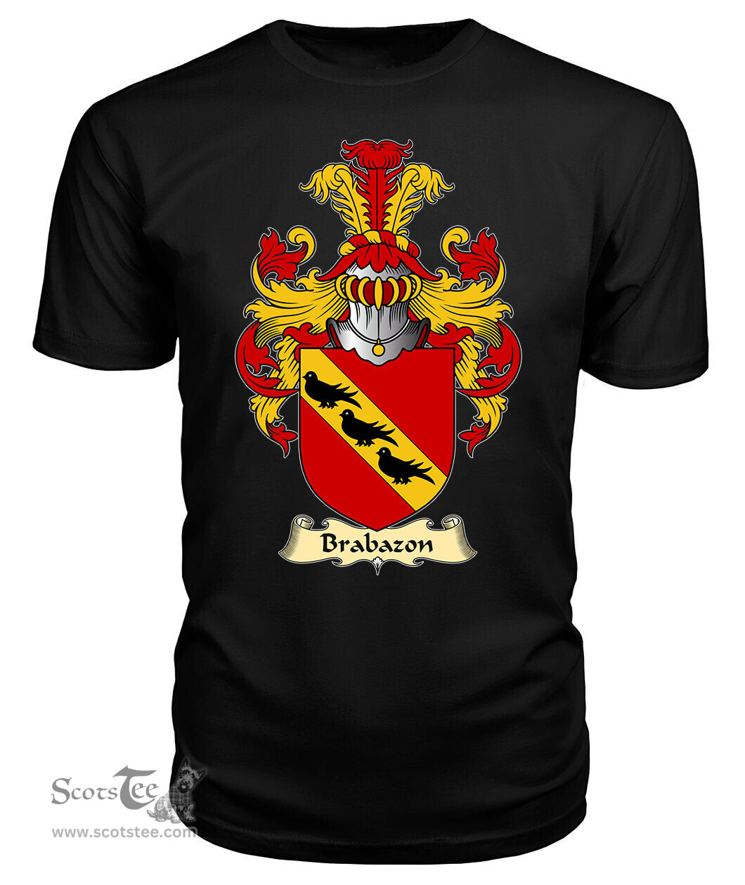 ScotsTee Brabazon Coat Of Arms Family Crest Ireland V23 T Shirt