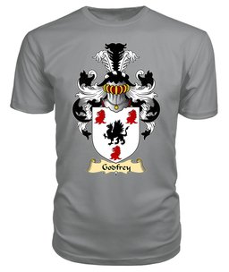 ScotsTee Godfrey or MacGoffrey Coat Of Arms Family Crest Ireland V23 T Shirt