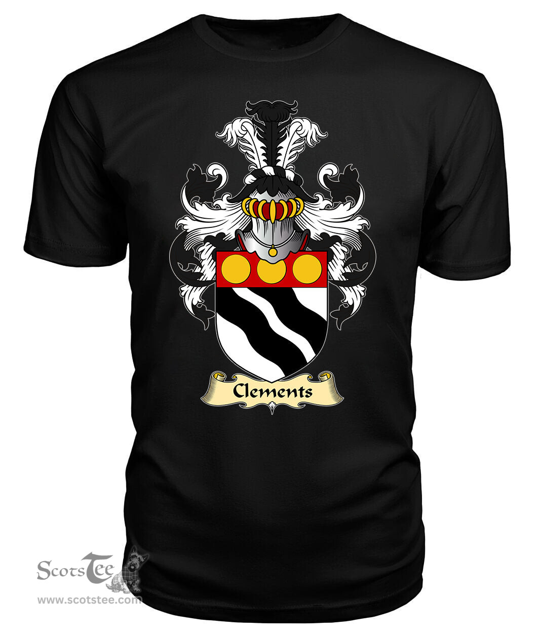 ScotsTee Clements Coat Of Arms Family Crest Ireland V23 T Shirt