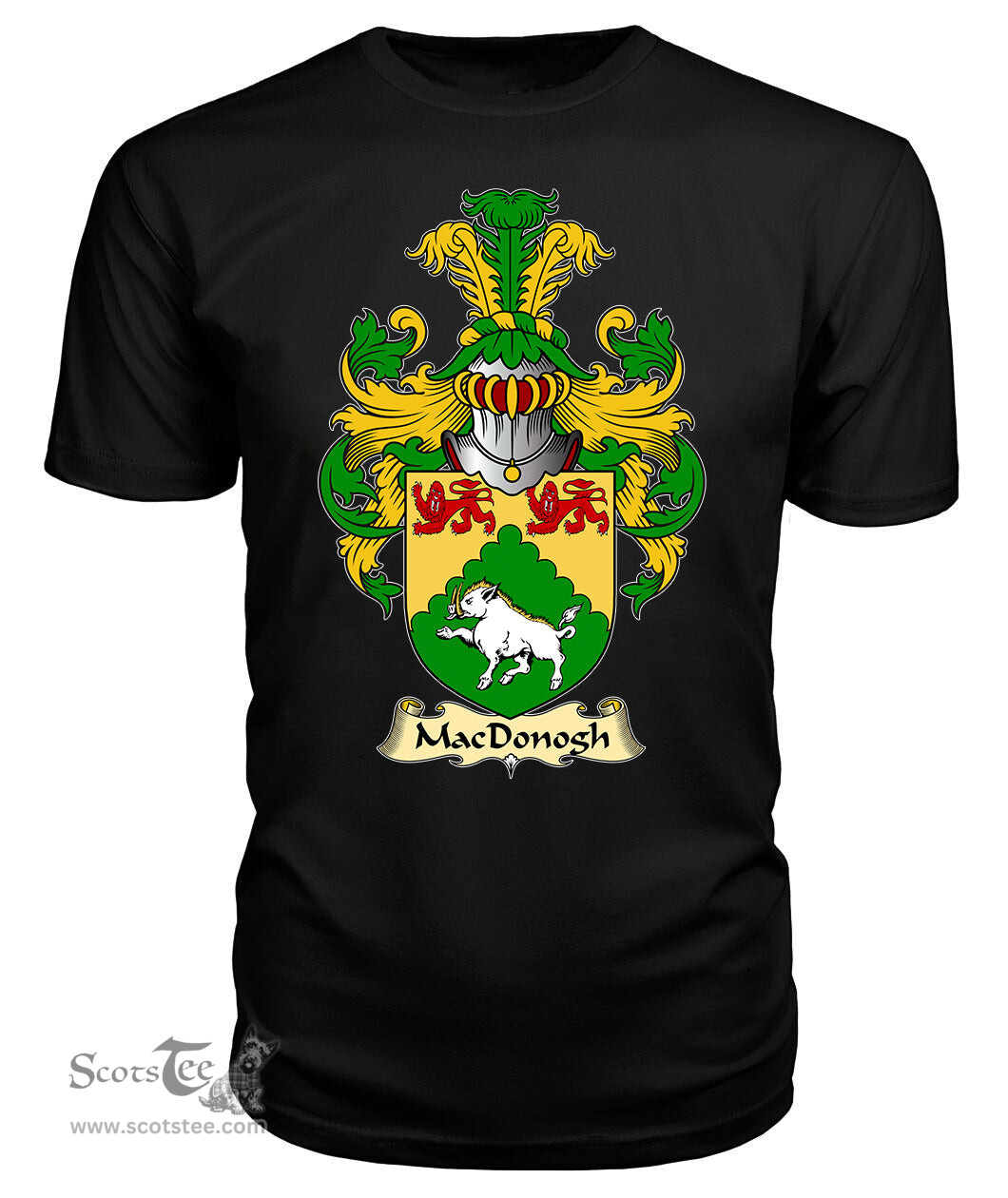 ScotsTee MacDonogh Coat Of Arms Family Crest Ireland V23 T Shirt
