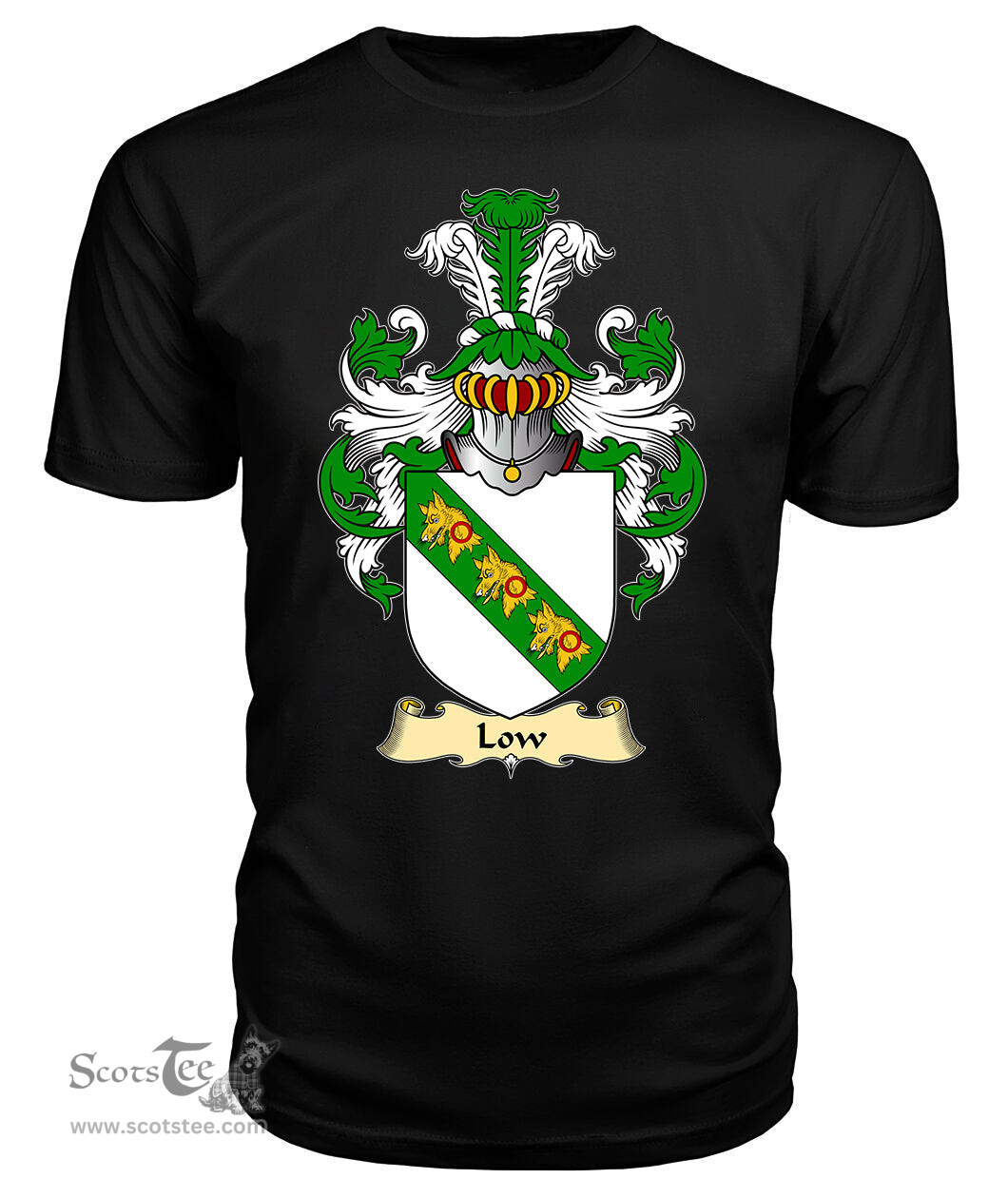 ScotsTee Low Coat Of Arms Family Crest Ireland V23 T Shirt