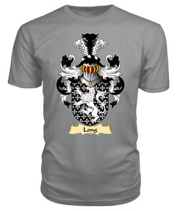 ScotsTee Long or Longe Coat Of Arms Family Crest Ireland V23 T Shirt