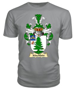 ScotsTee MacAlpin Coat Of Arms Family Crest Ireland V23 T Shirt