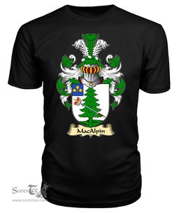 ScotsTee MacAlpin Coat Of Arms Family Crest Ireland V23 T Shirt