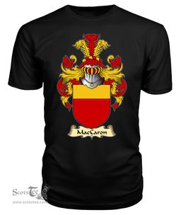 ScotsTee MacCaron Coat Of Arms Family Crest Ireland V23 T Shirt