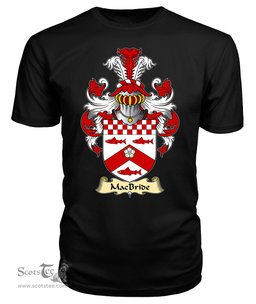 ScotsTee MacBride Coat Of Arms Family Crest Ireland V23 T Shirt