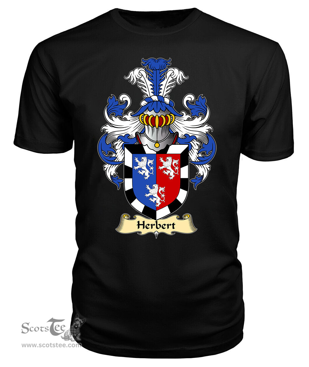 ScotsTee Herbert Coat Of Arms Family Crest Ireland V23 T Shirt