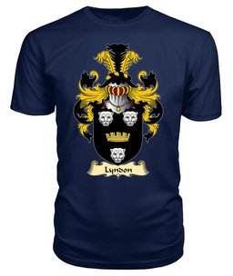 ScotsTee Lyndon or Glindon Coat Of Arms Family Crest Ireland V23 T Shirt