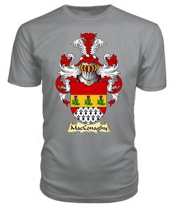 ScotsTee MacConchy or MacConaghy Coat Of Arms Family Crest Ireland V23 T Shirt