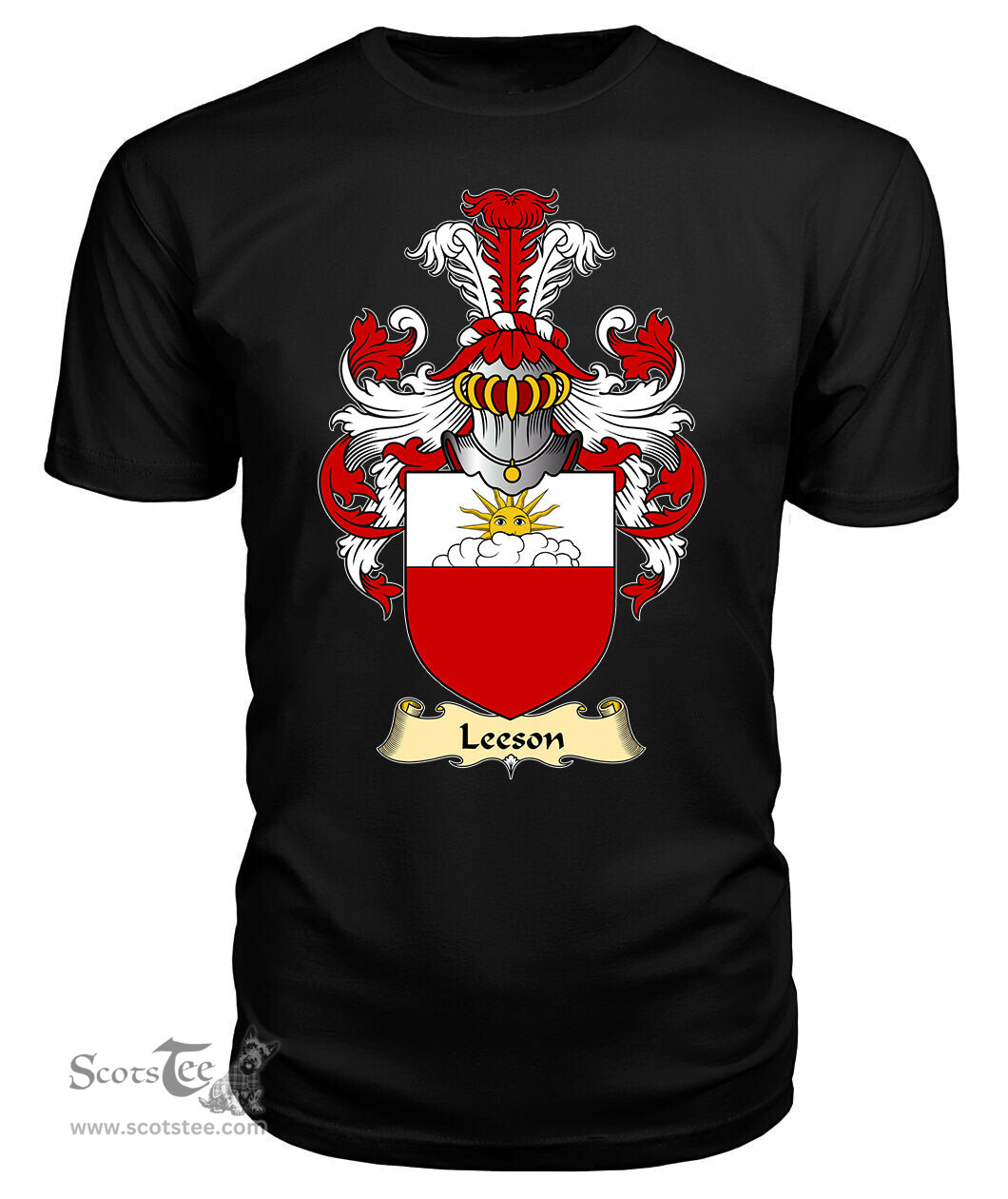 ScotsTee Leeson Coat Of Arms Family Crest Ireland V23 T Shirt