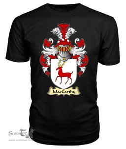 ScotsTee MacCarthy or Carty Coat Of Arms Family Crest Ireland V23 T Shirt
