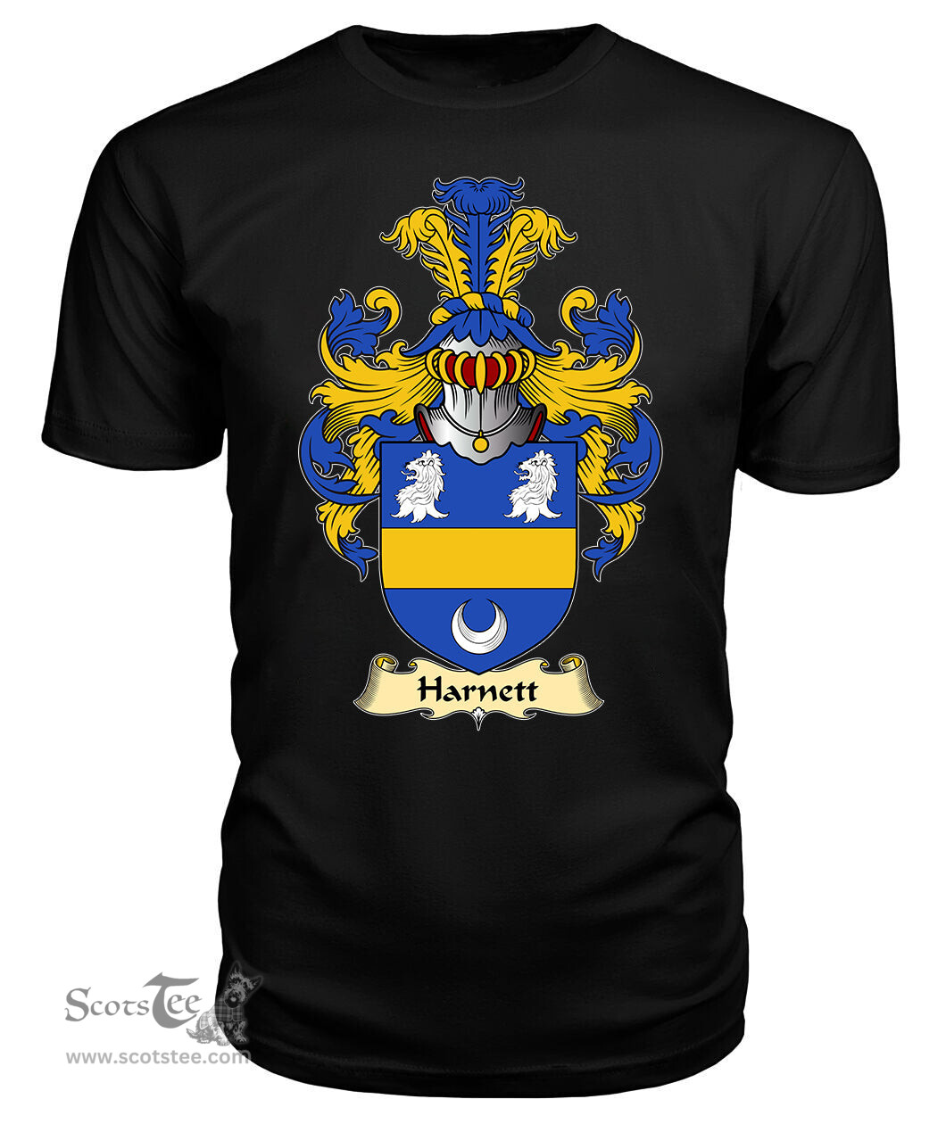 ScotsTee Harnett or Hartnett Coat Of Arms Family Crest Ireland V23 T Shirt