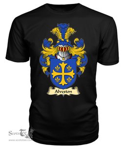 ScotsTee Alveston or Alverston Coat Of Arms Family Crest Ireland V23 T Shirt
