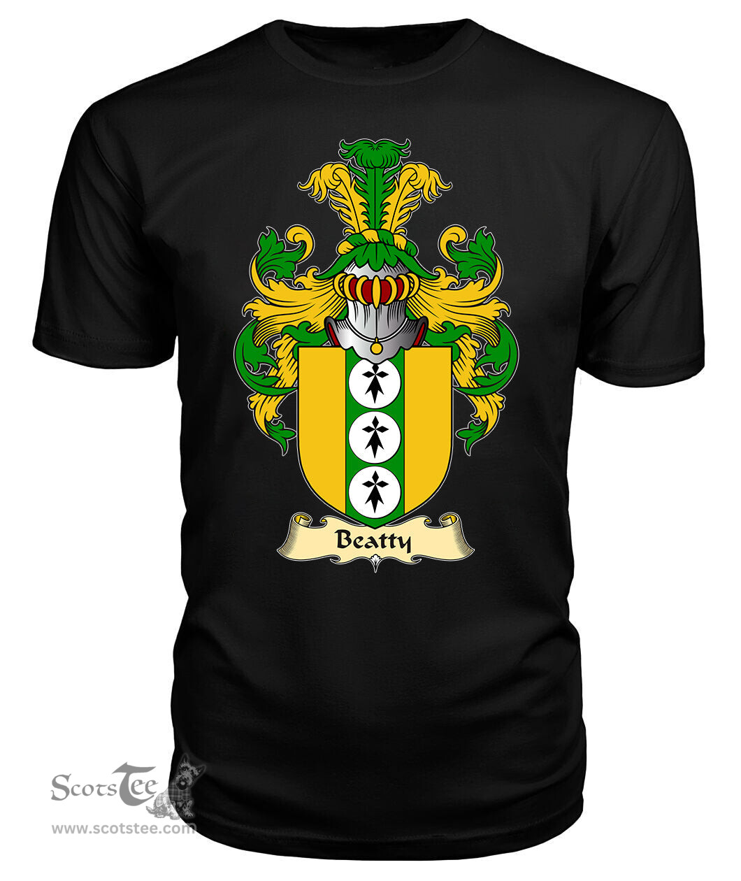 ScotsTee Beatty or Betagh Coat Of Arms Family Crest Ireland V23 T Shirt