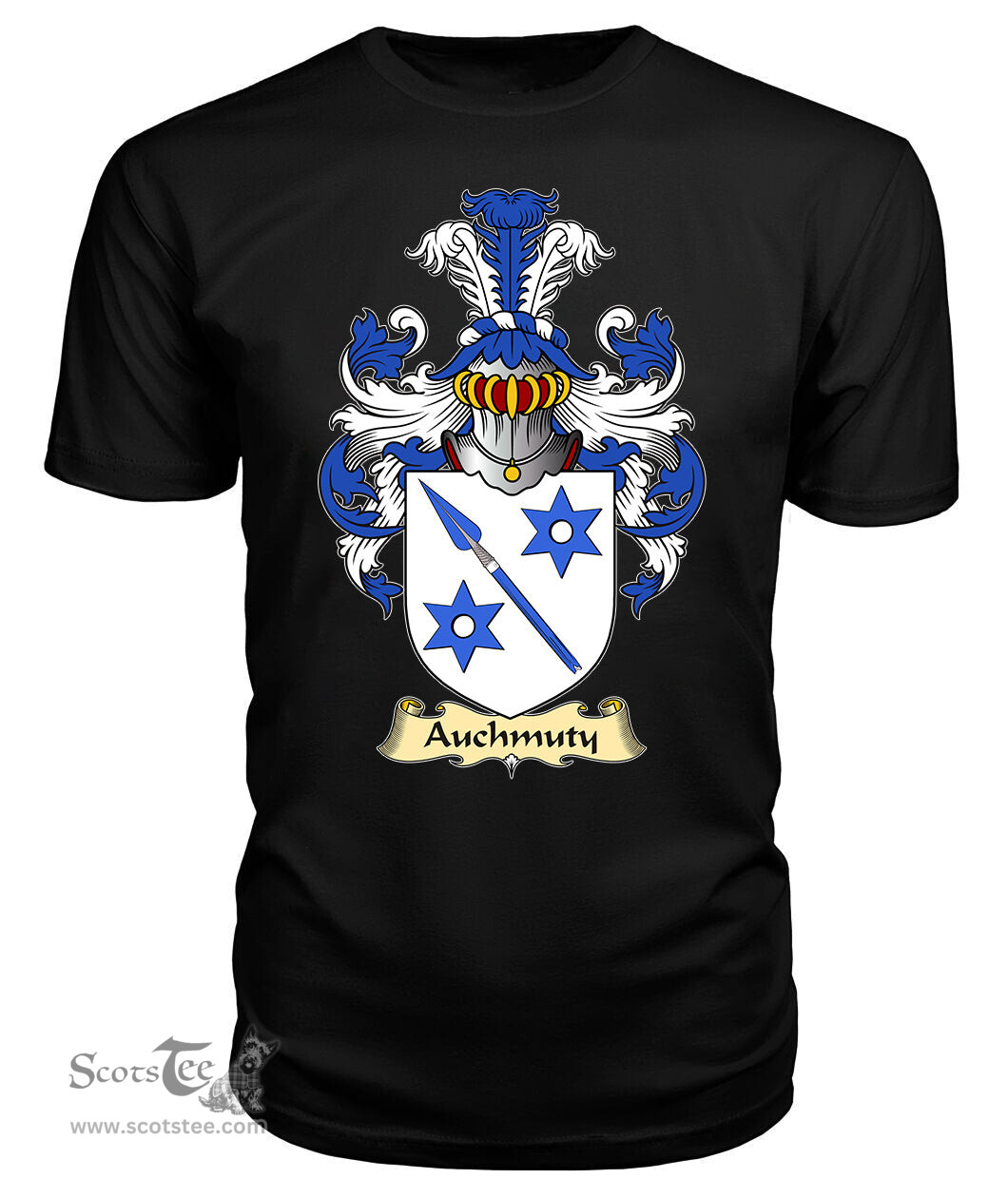 ScotsTee Auchmuty Coat Of Arms Family Crest Ireland V23 T Shirt